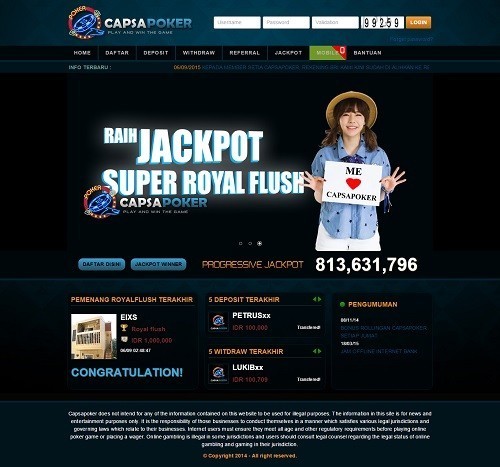 Capsapoker Agen Poker Bandar Ceme Online